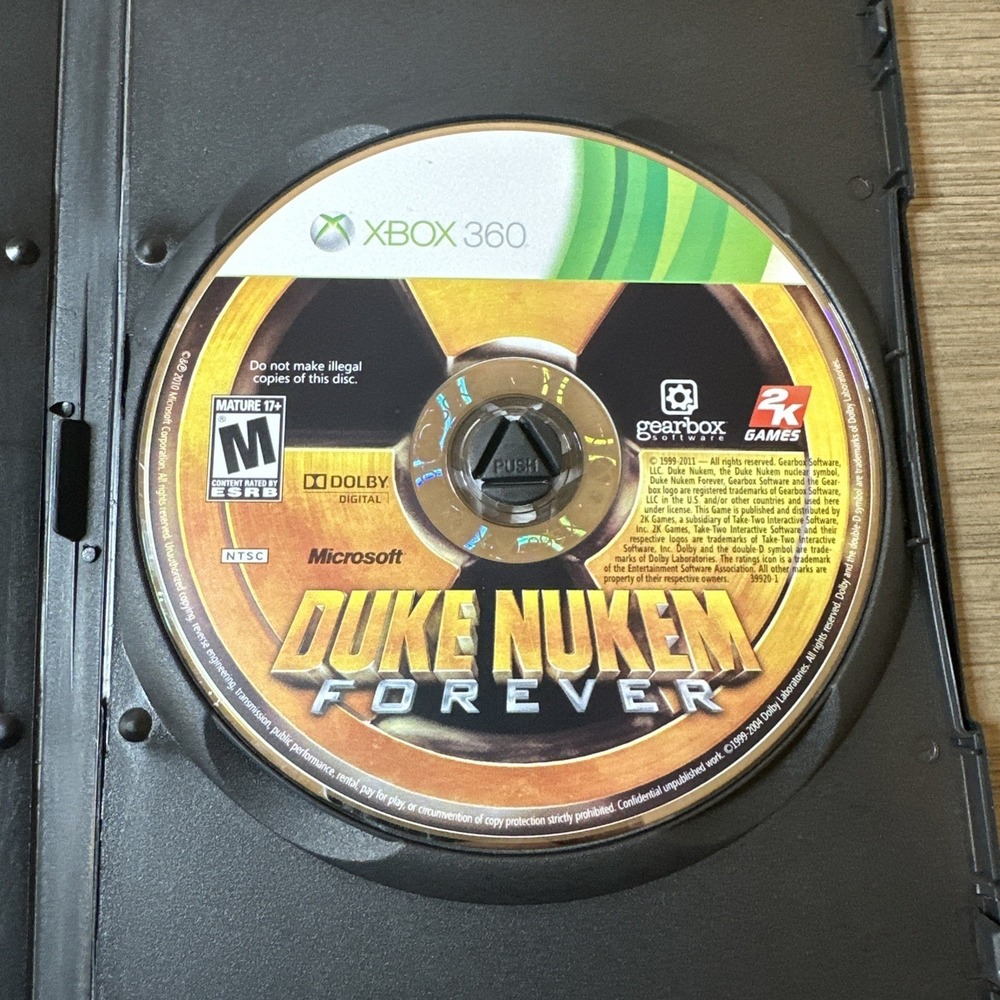 Duke Nukem Forever (Xbox 360) Disc Only‎